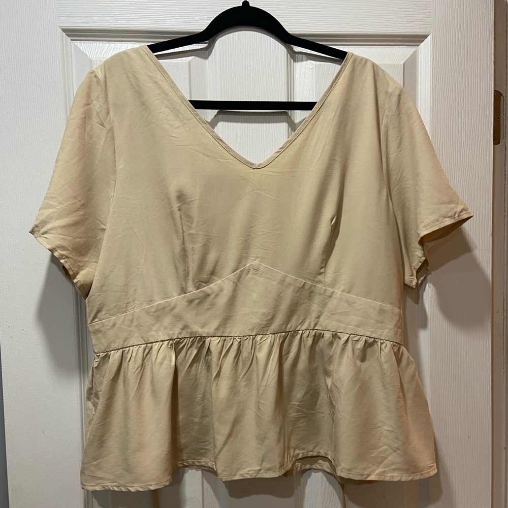 NWOT Tan Top